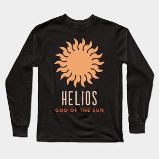 Helios Greek God of the Sun Symbol Long Sleeve T-Shirt